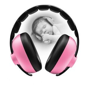 BBTKCARE Pink Noise-Cancelling Headphones for Babies for 3 M- 2 Years (Pink)